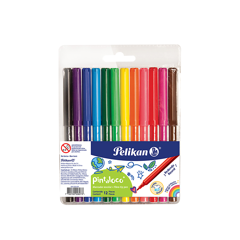 Marcador escolar Pintaloco Jr x12