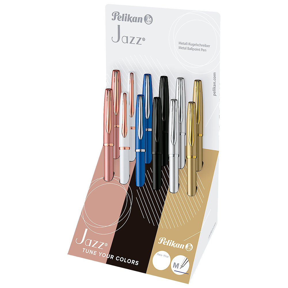 Display bolígrafos Jazz Noble - Surtidos x12