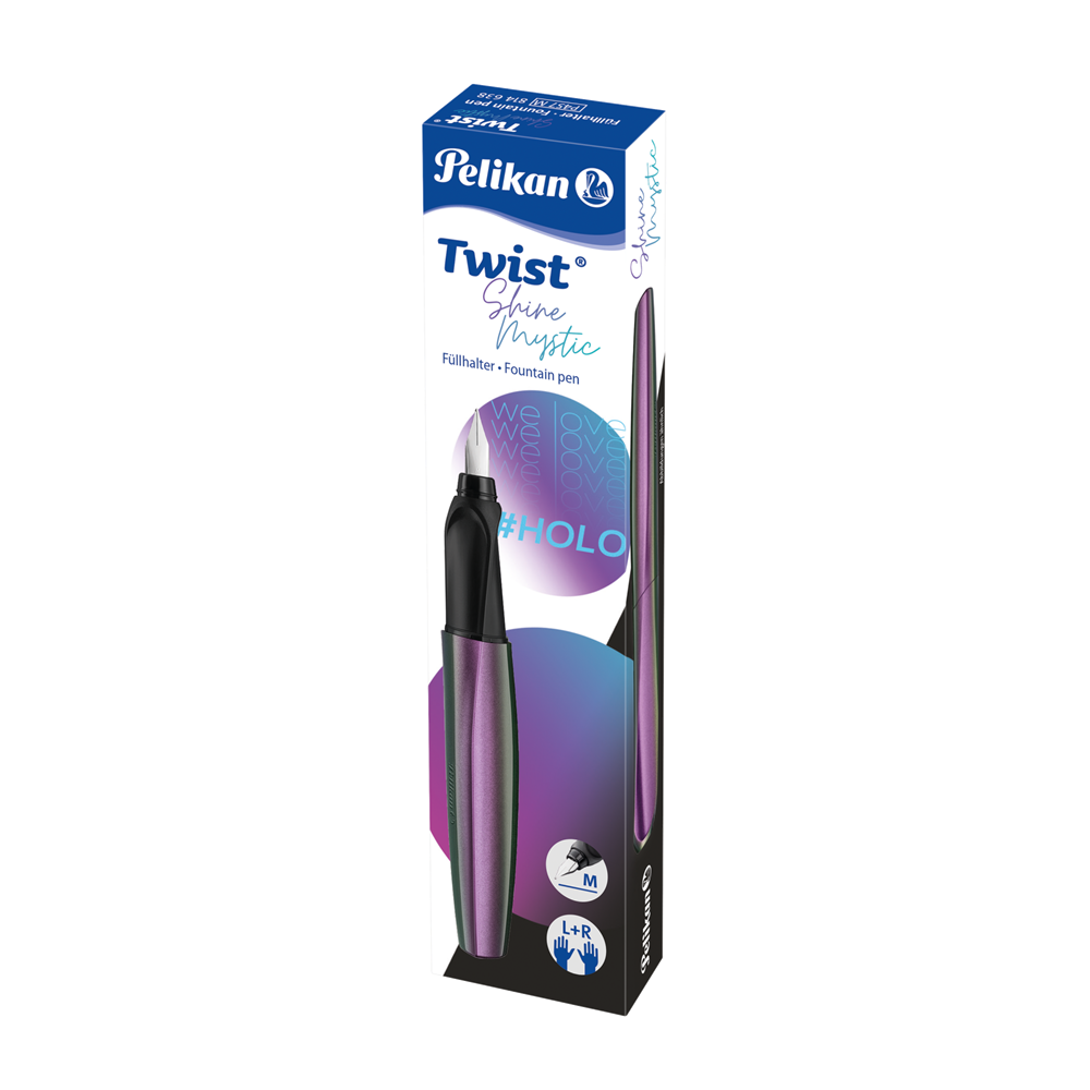 Pluma Twist P457 Shine Mystic M - Caja x 1
