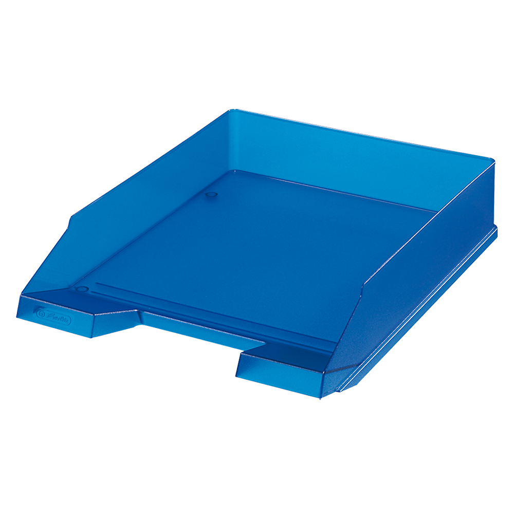 Bandeja Herlitz Azul Trasl. - x5 unidades