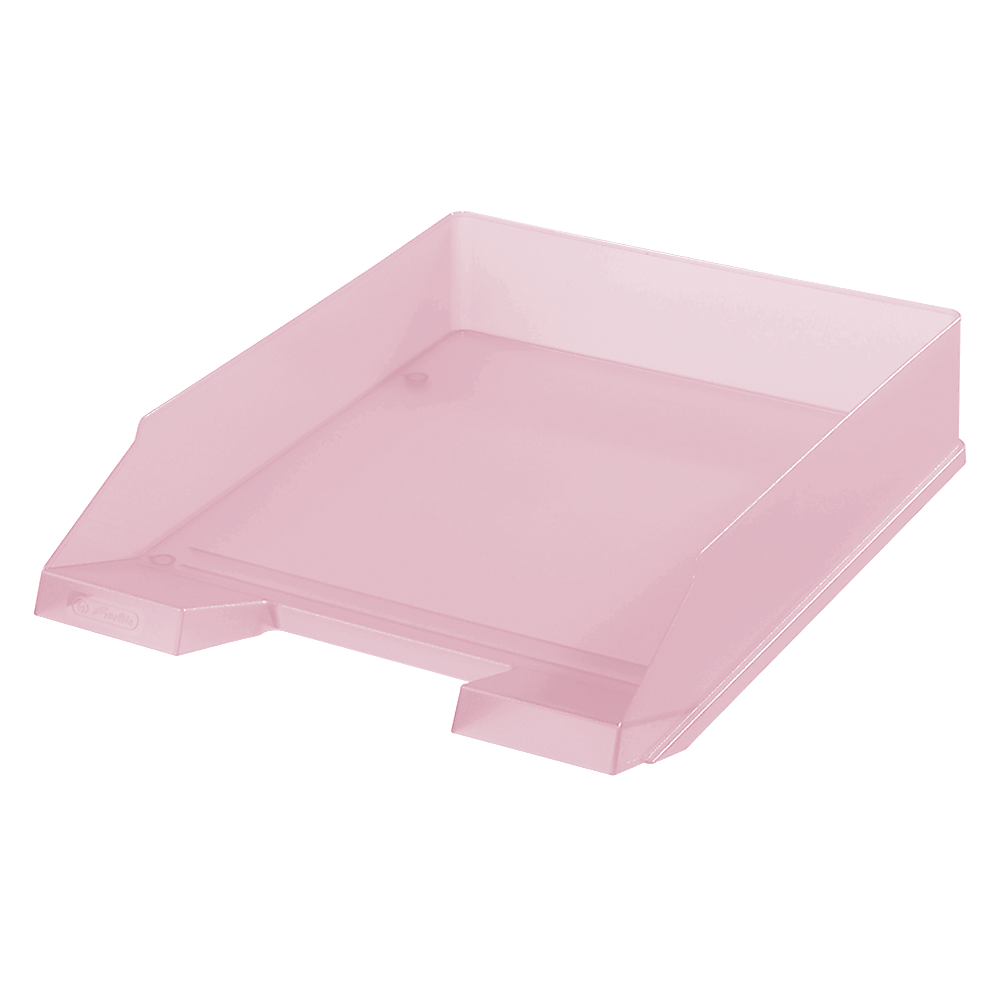 Bandeja Herlitz Rosa Pastel Trasl. - x5 unidades