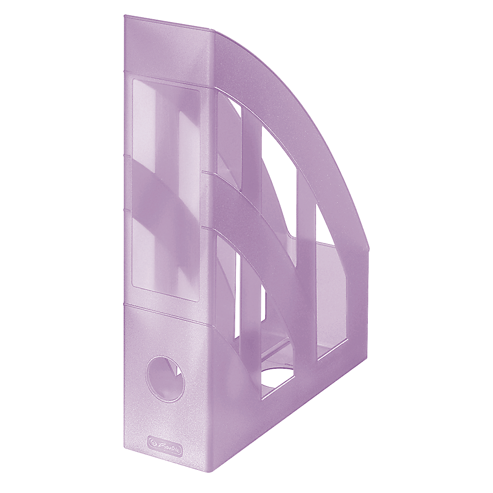 Revistero Herlitz Lila Pastel Traslucido - x4 unidades