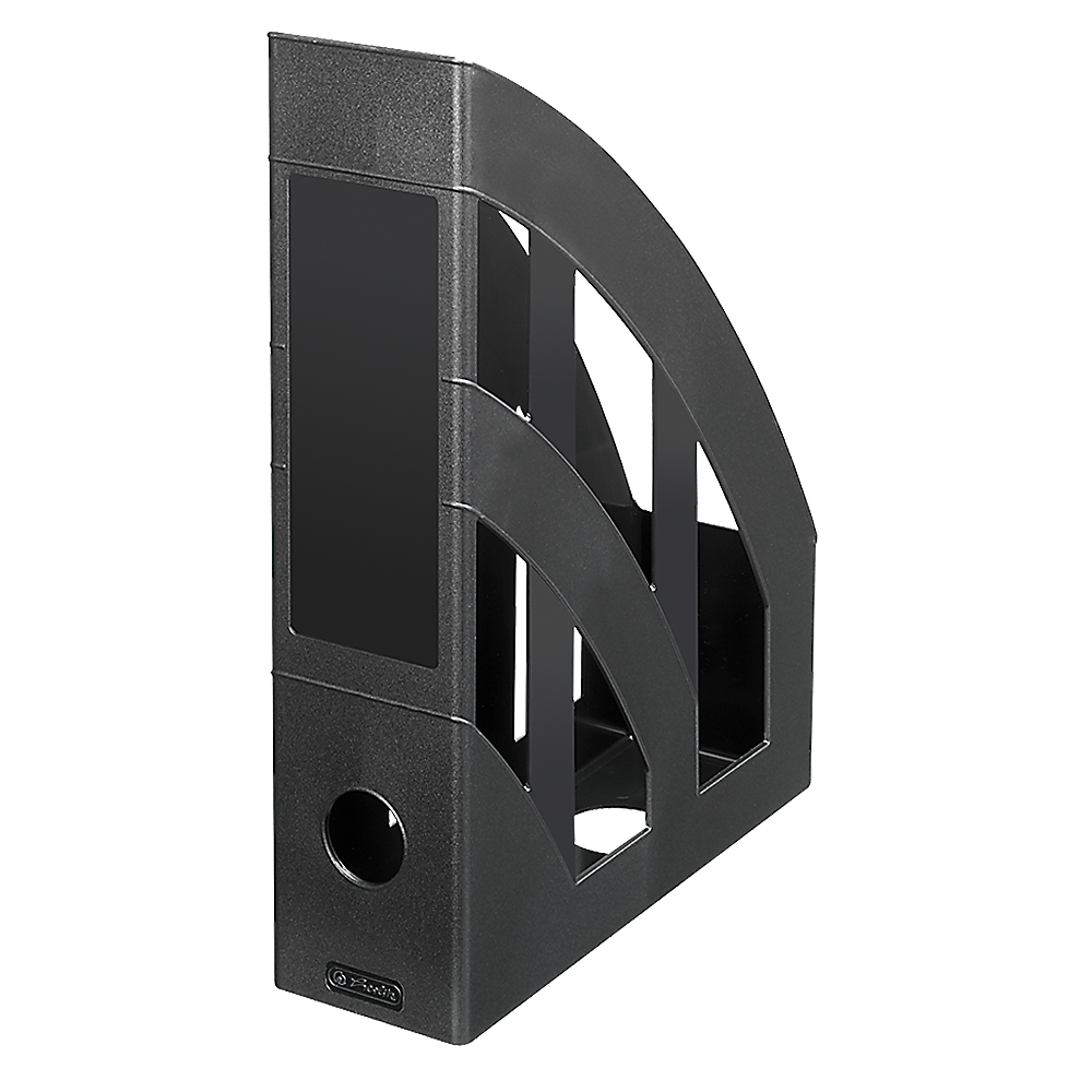 Revistero Herlitz Negro - x4 unidades