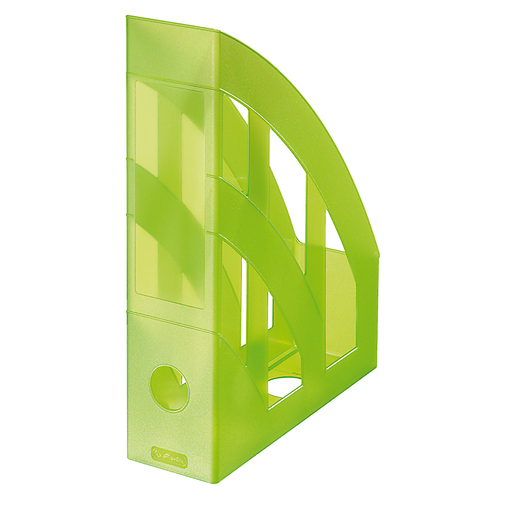 Revistero Herlitz Verde claro Traslucido - x4 unidades