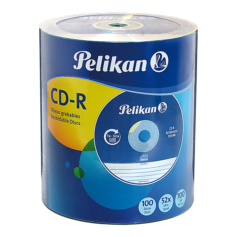 CD-R Pelikan Bulk x100 discos