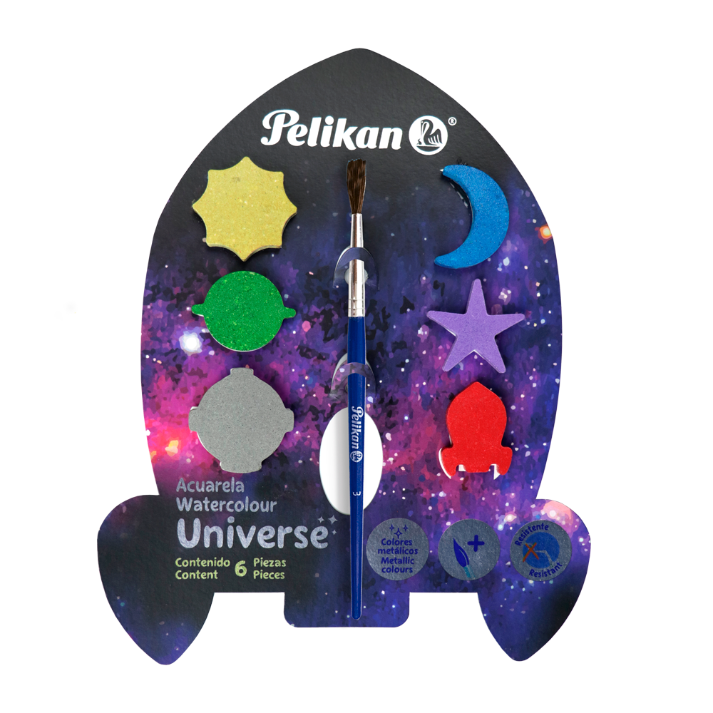 Acuarela Universe 6 pastillas