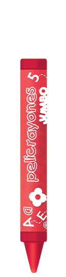 Pelicrayones - round wax crayon - Jumbo