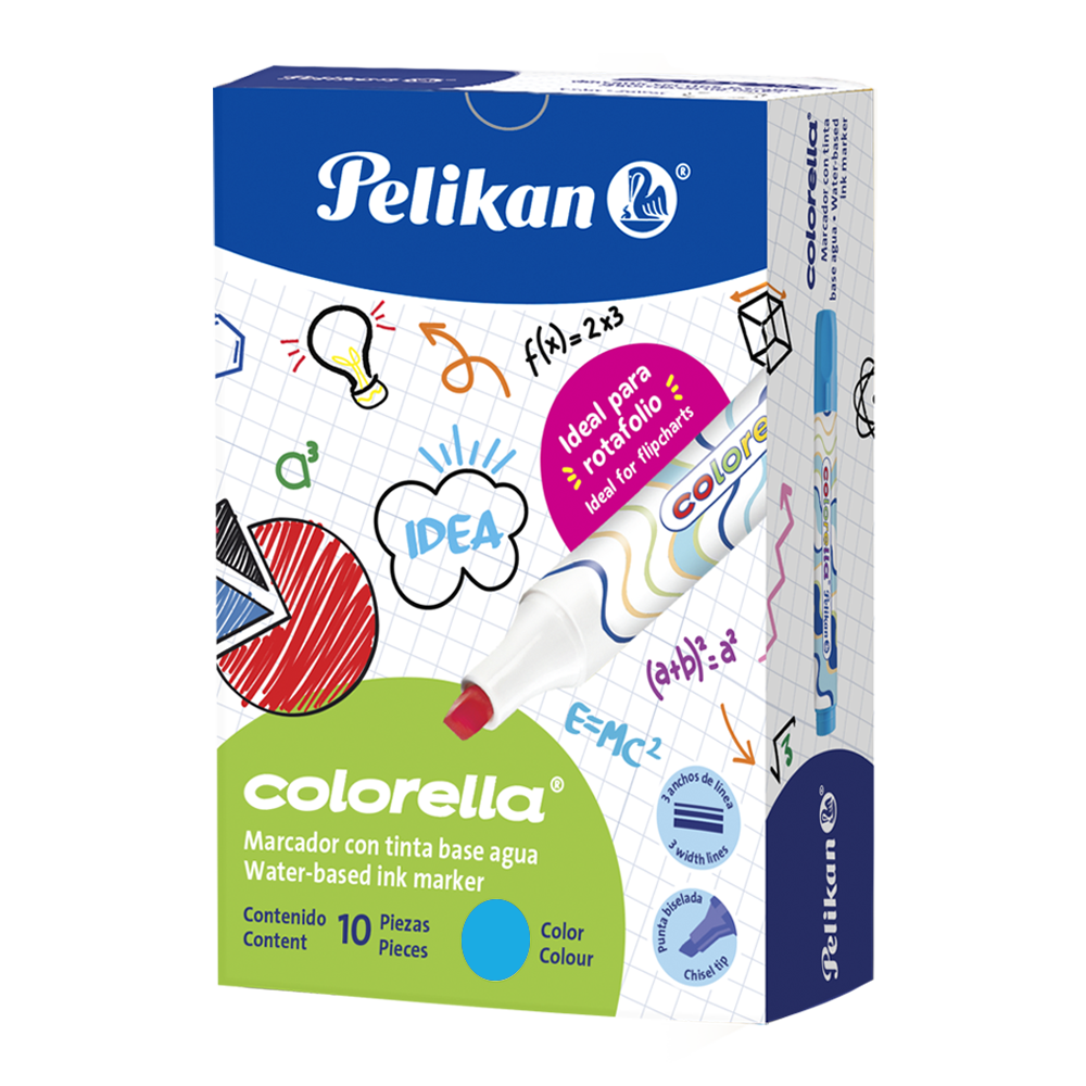 Colorella® con 10 colores Azul Claro