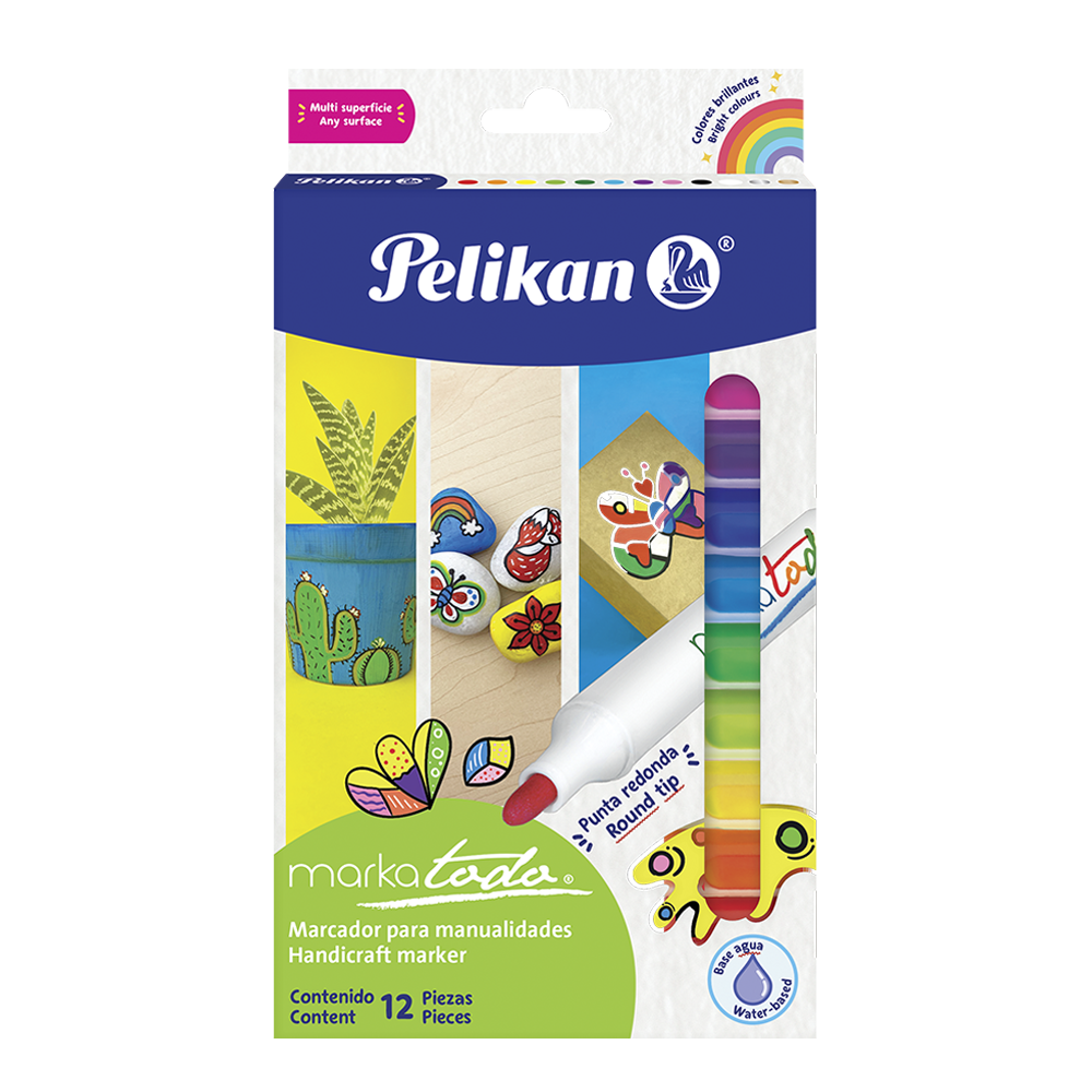 Markatodo® estuche con 12 colores