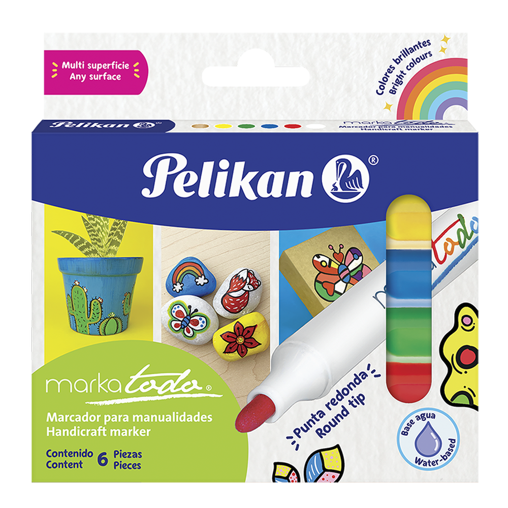 Markatodo® estuche con 6 colores