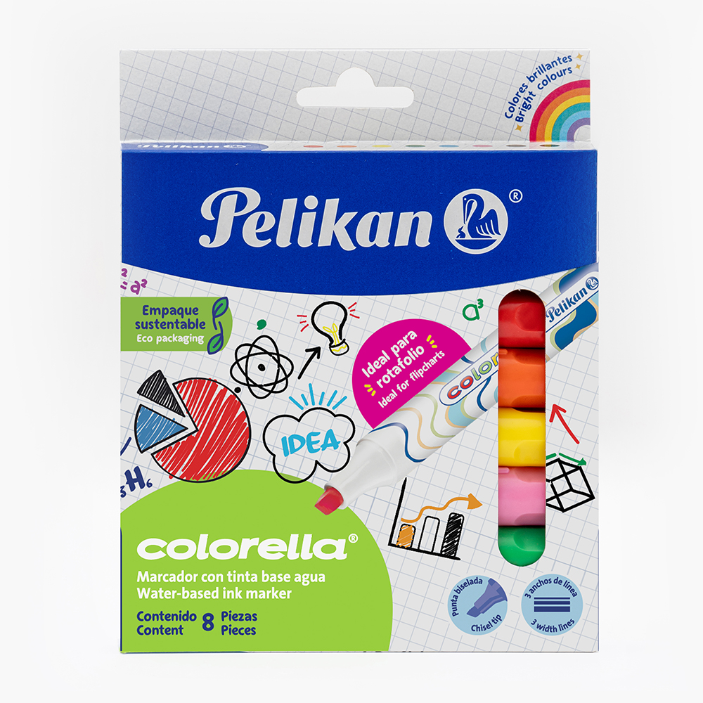Colorella® con 8 colores surtidos