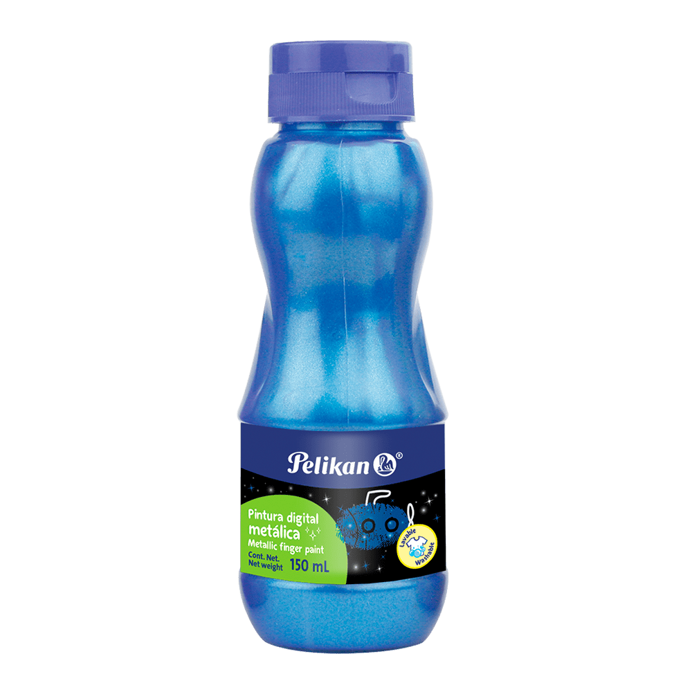 Pintura Digital Metálico 150 ml Azul metálico