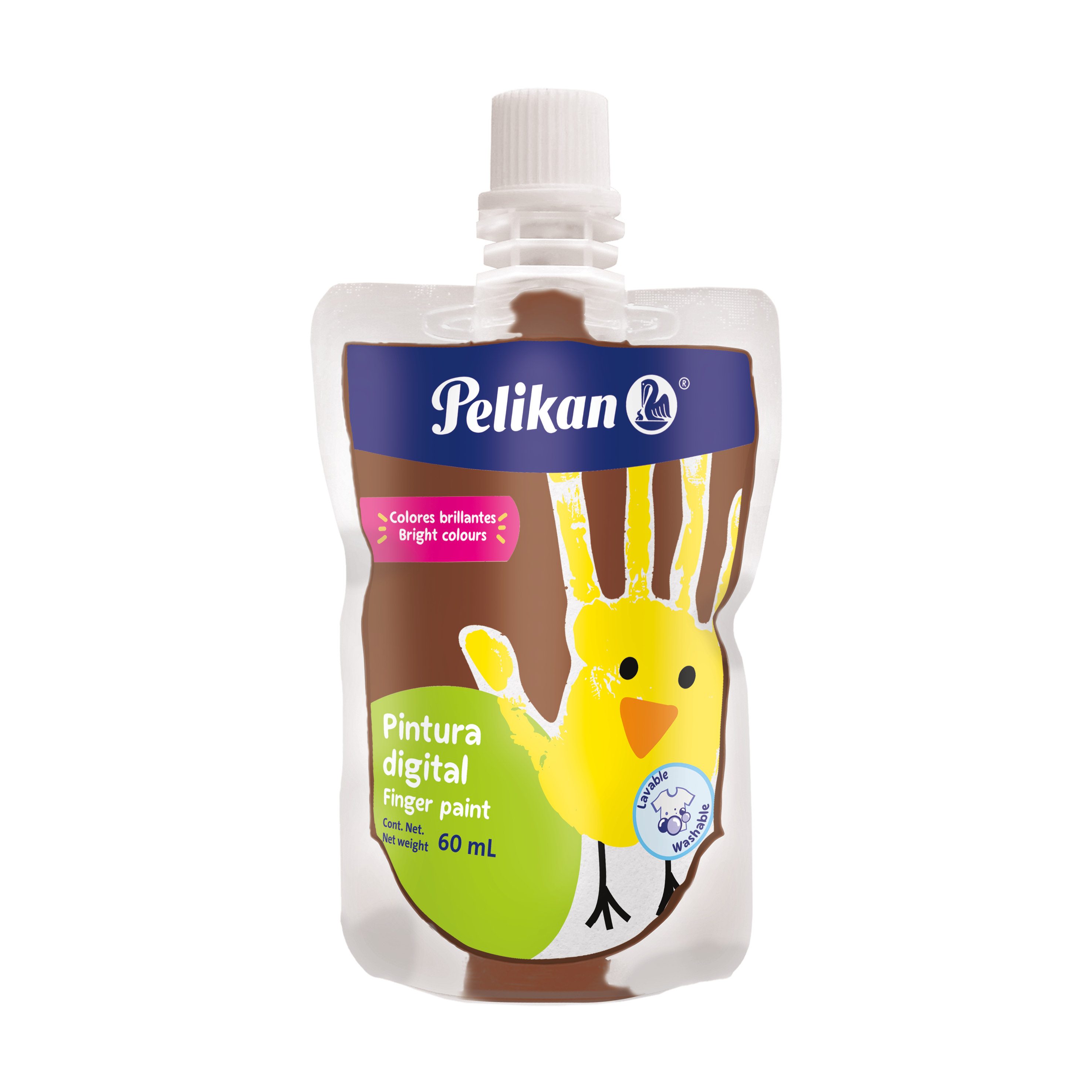 Pintura Digital Bolsa flexible 60 ml Café