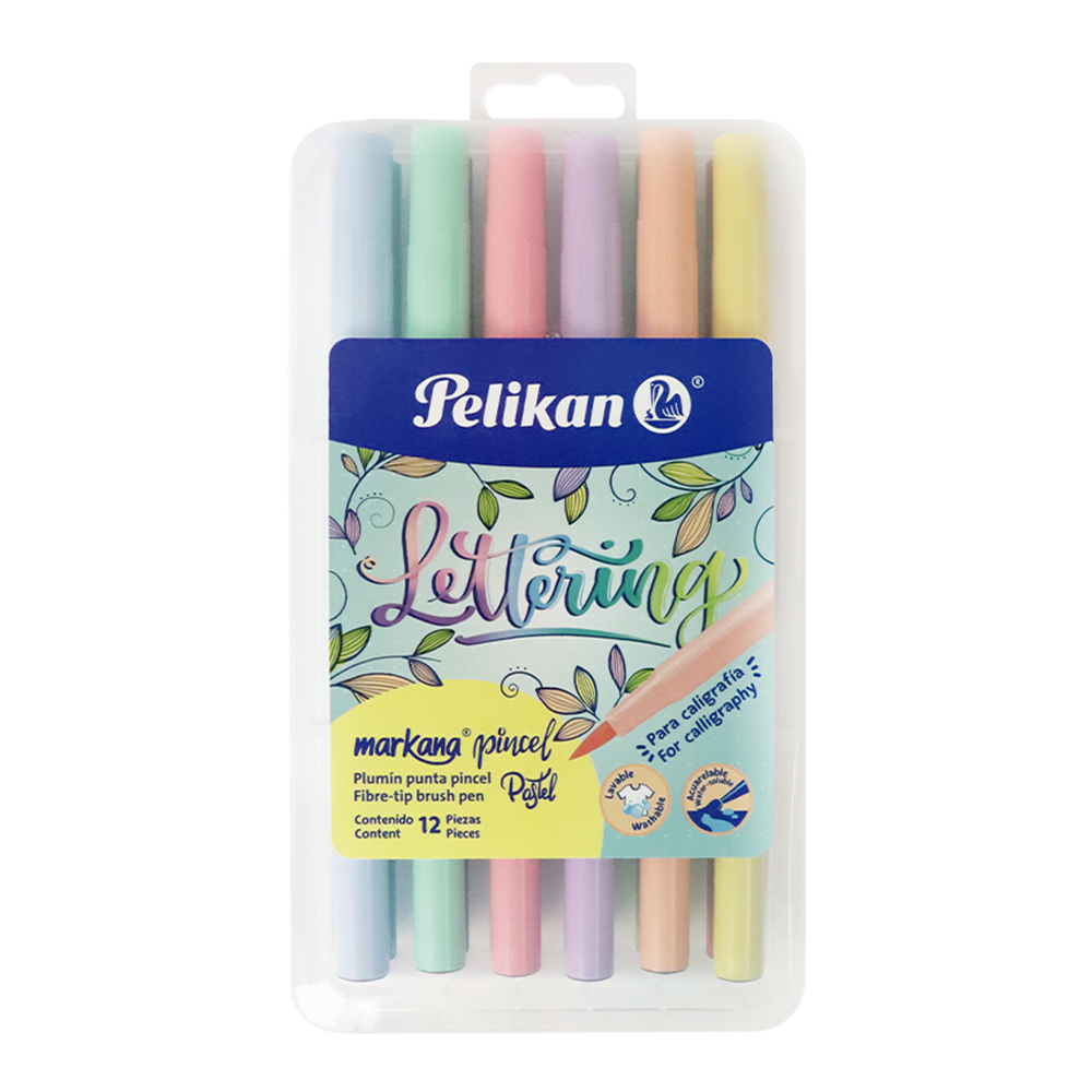 Markana® Pincel Edición Pastel estuche con 12 piezas