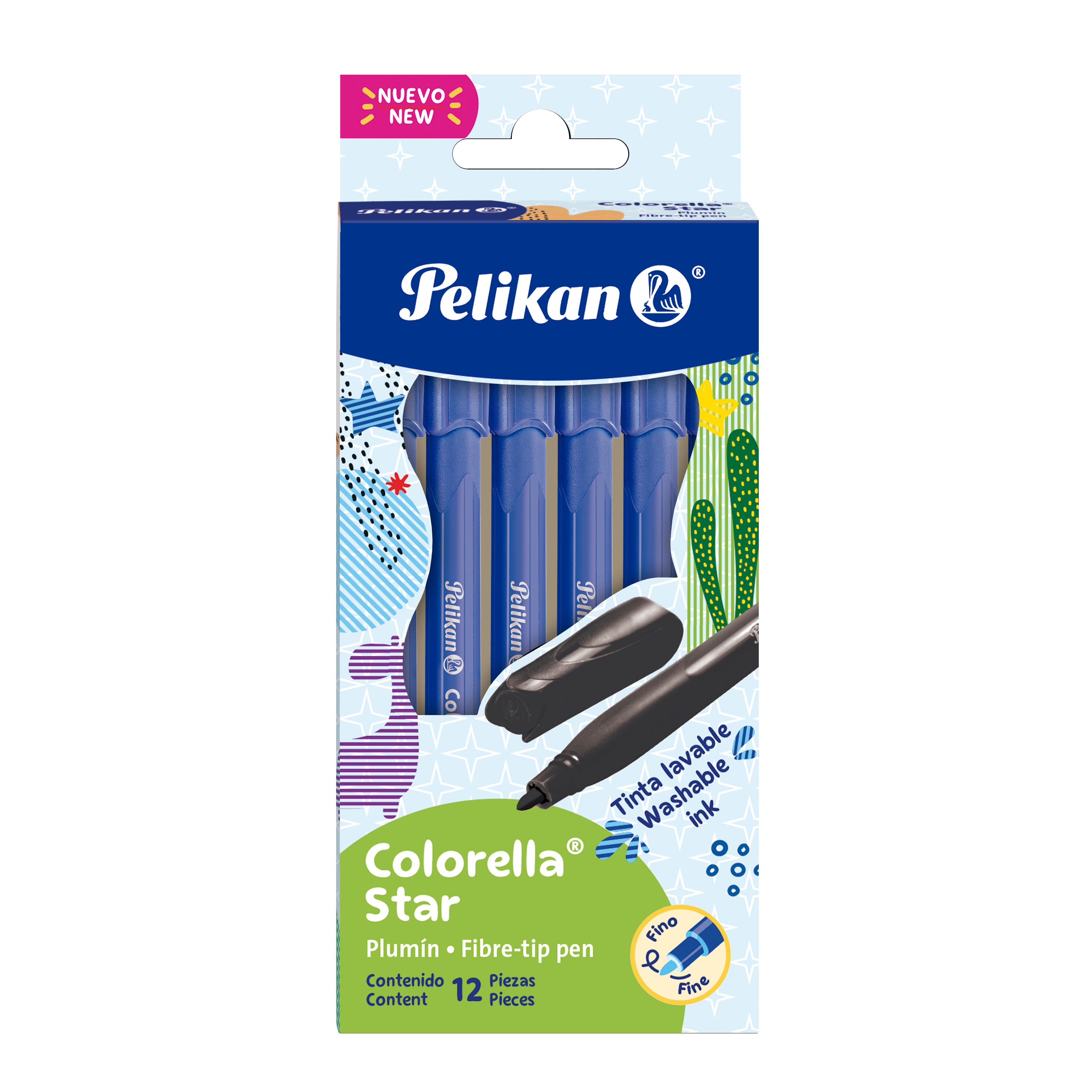 Colorella® Star Caja con 12 Azul
