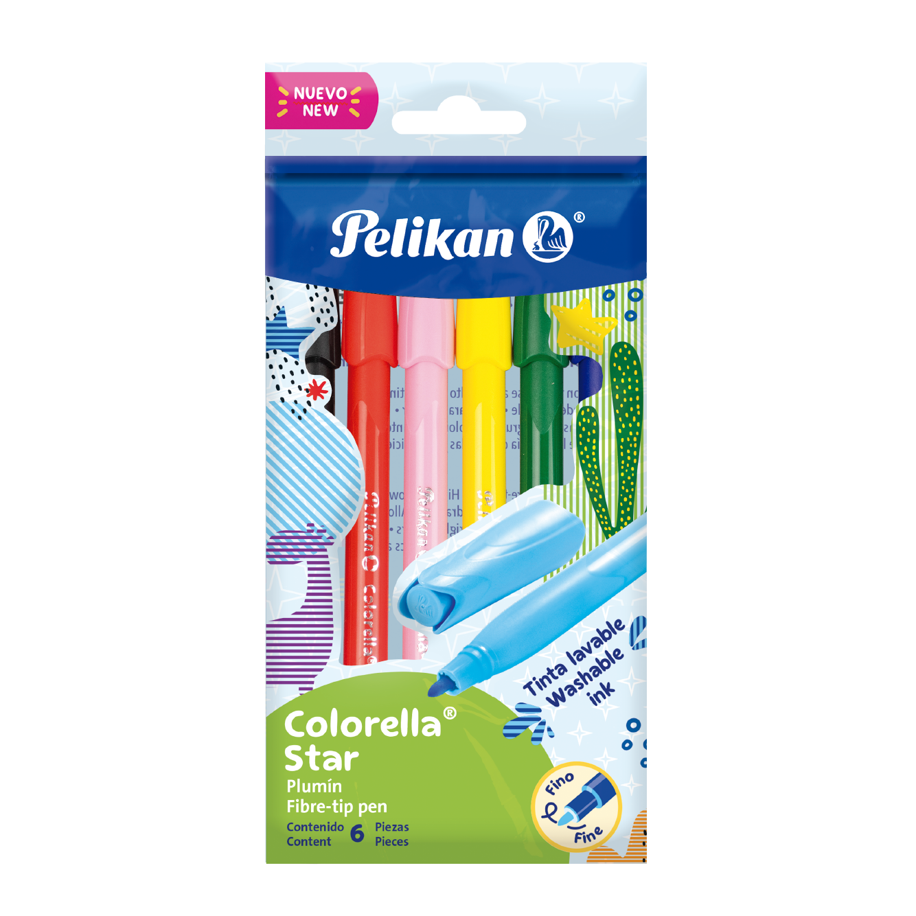 Colorella® Star 6 colores surtidos