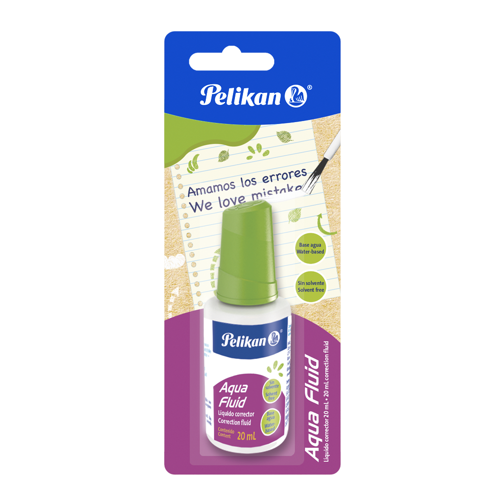 Tarjeta corrector líquido Aqua Fluid