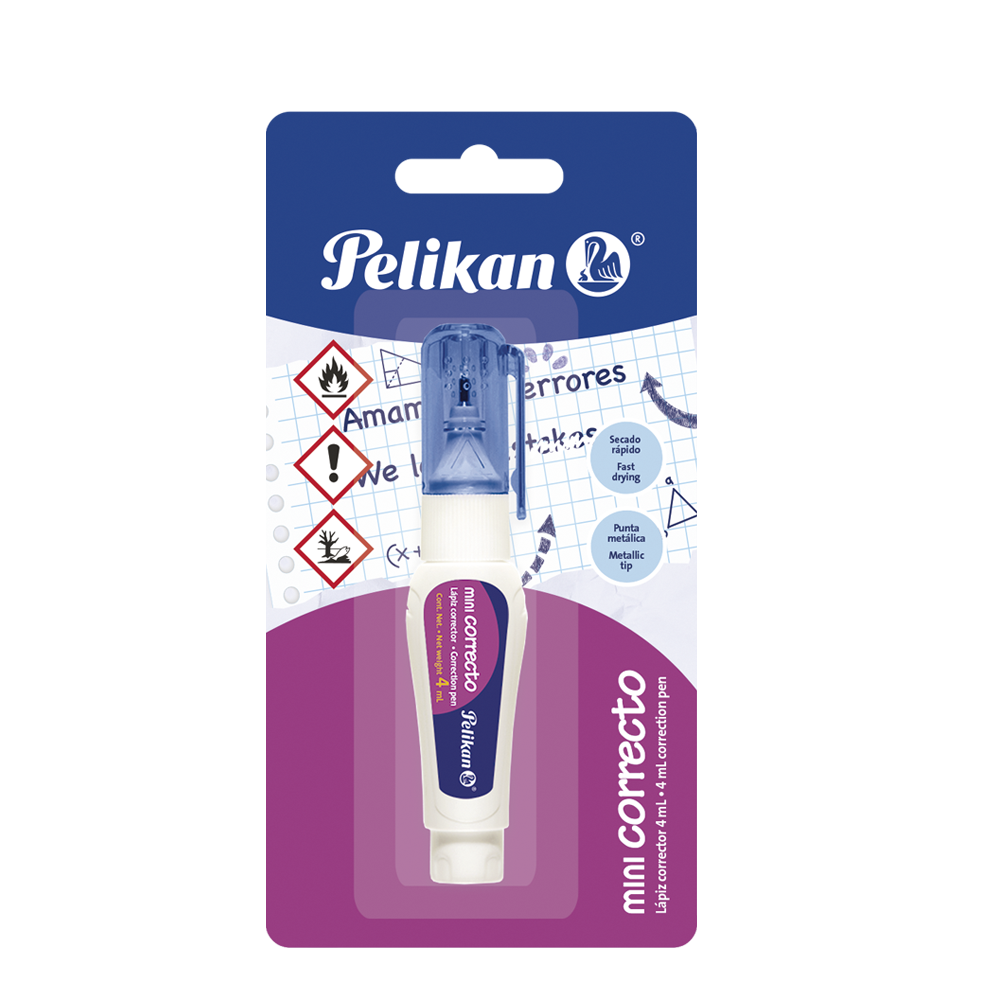 Tarjeta Mini corrector líquido 4ml