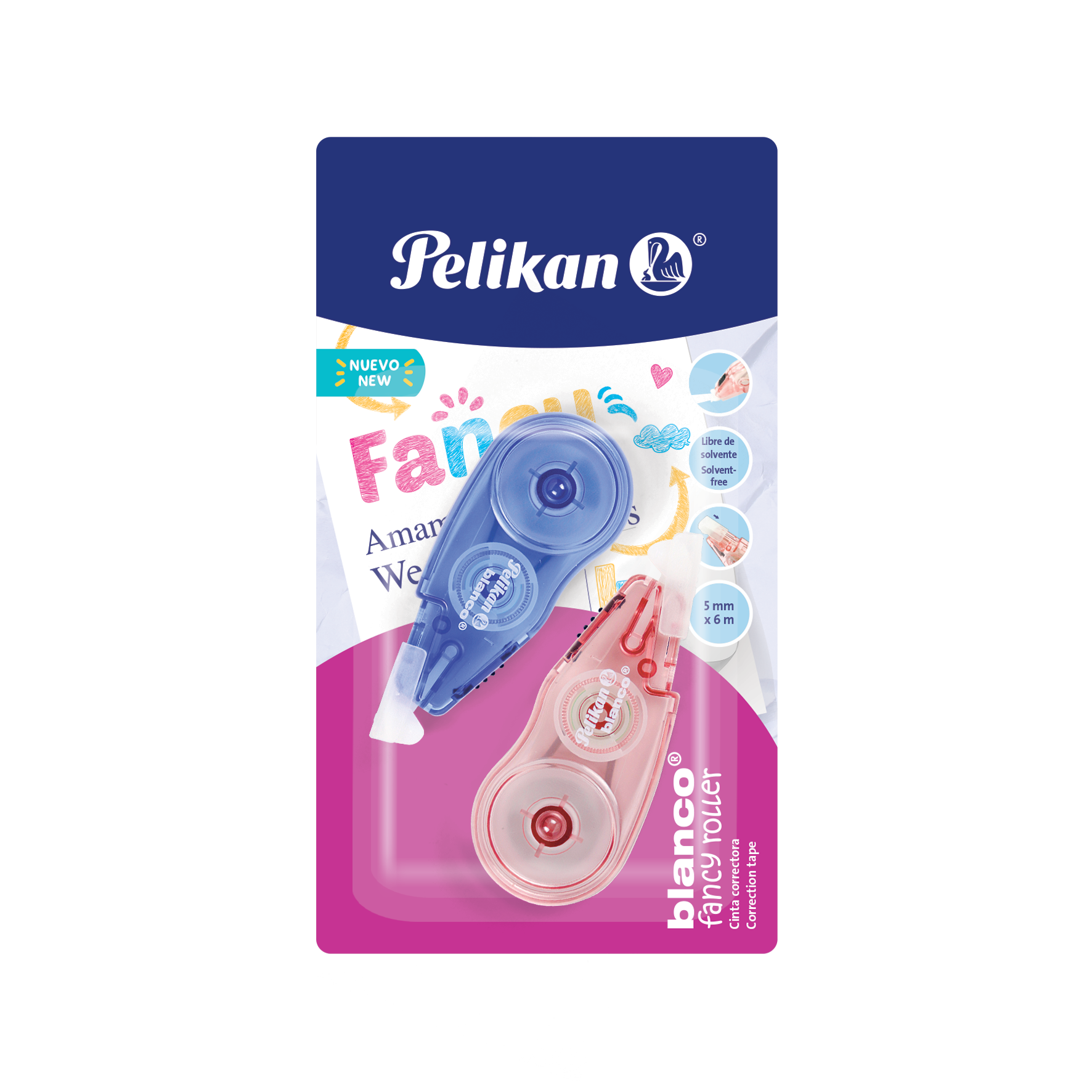 Tarjeta blister Fancy Roller 2.0 c/2 pzs