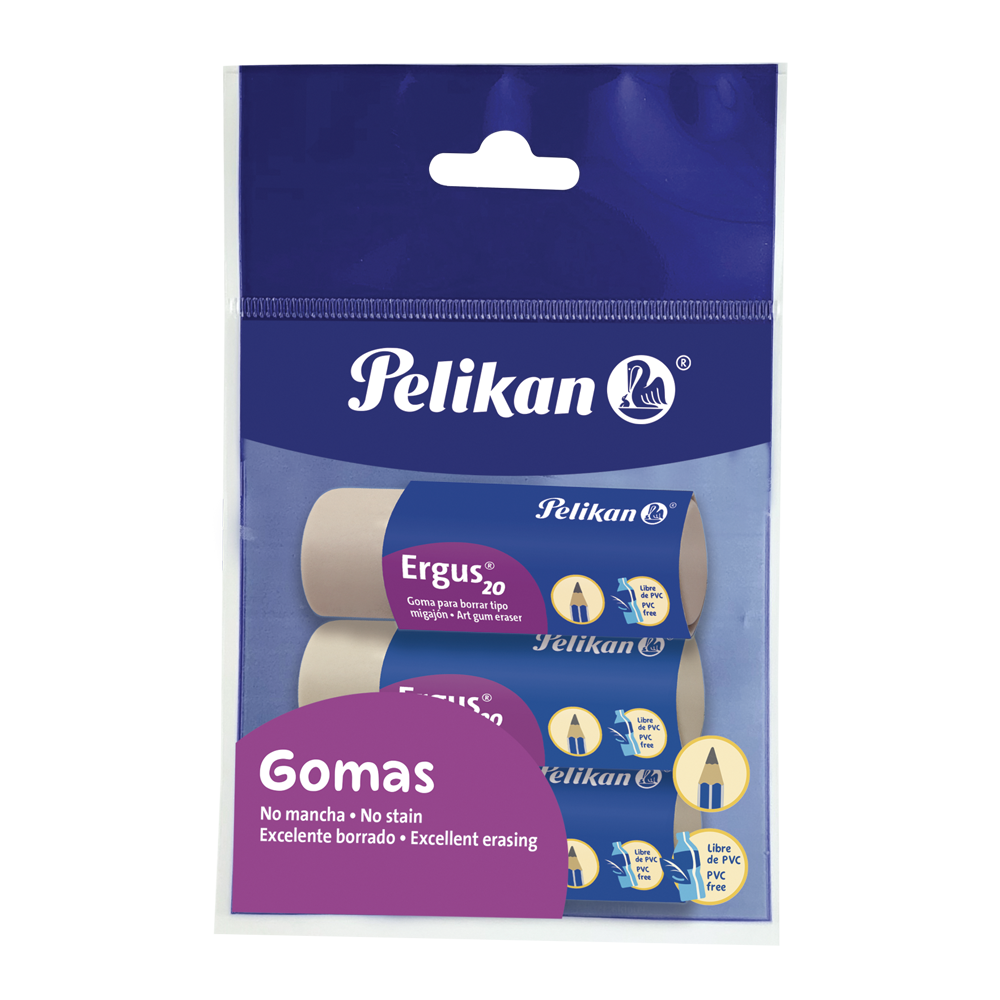 Bolsa con 3 gomas Ergus 20