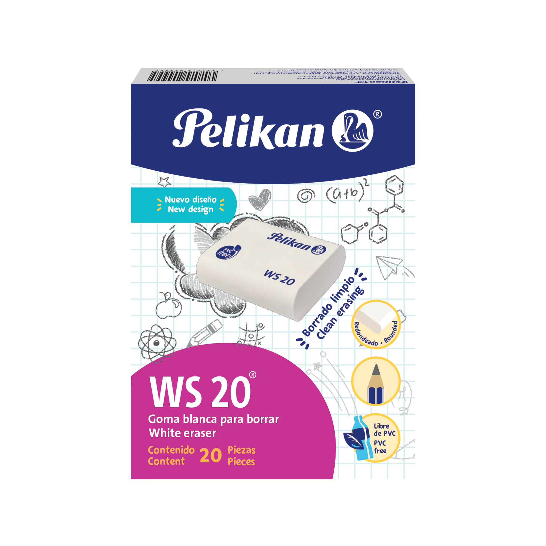 Goma WS 20 caja con 20 piezas
