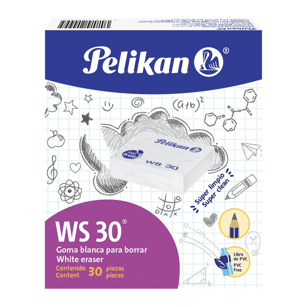 Goma WS 30 caja con 30 piezas