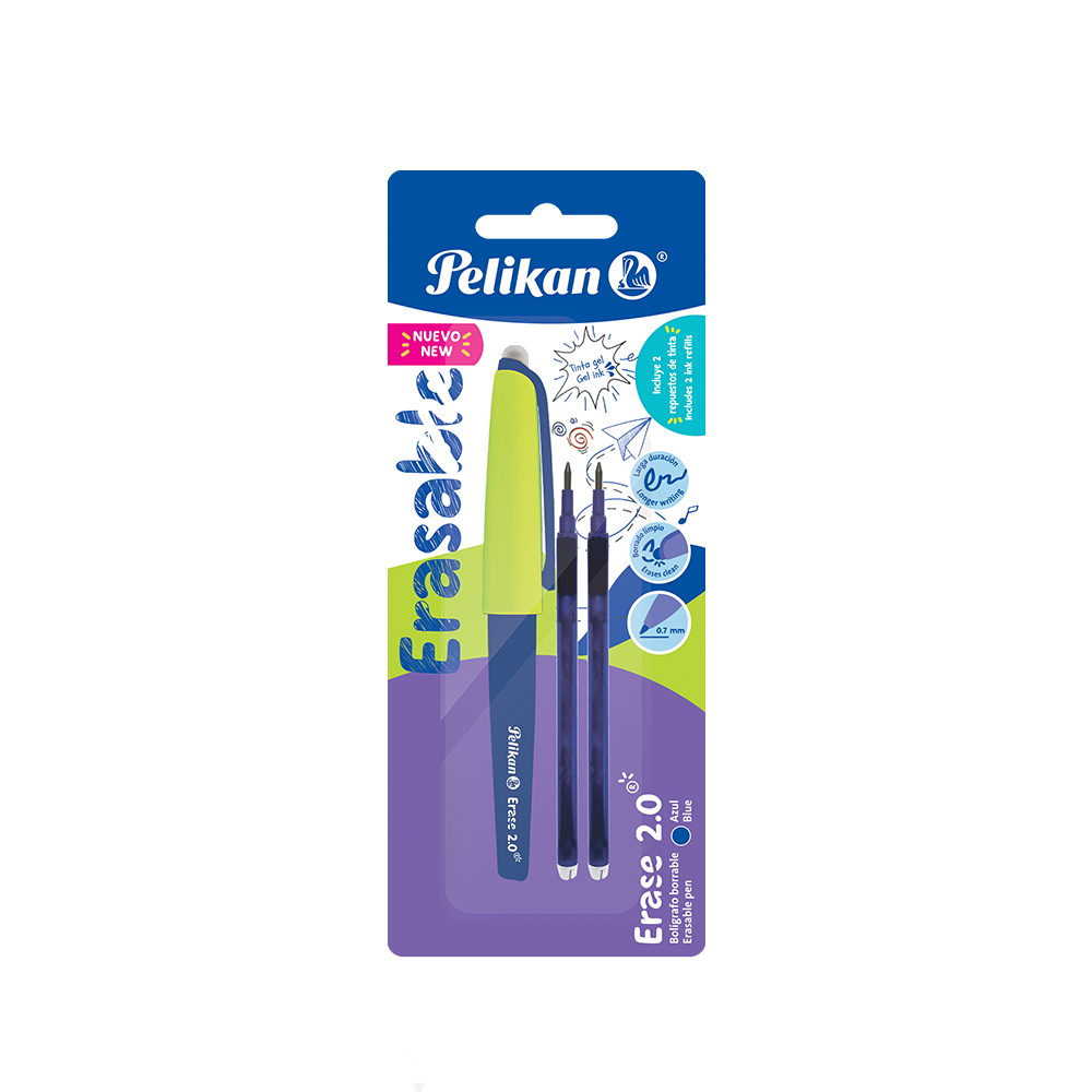 Blister card Erase 2.0 azul 