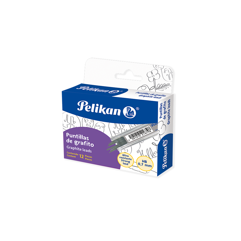 Minas de grafito HB 0.7 mm