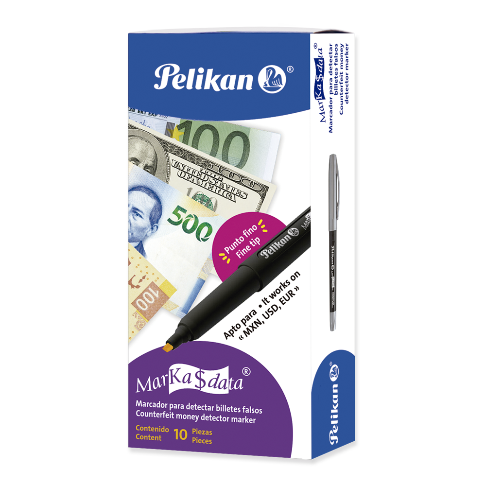 Detector de billetes falsos caja 10 piezas