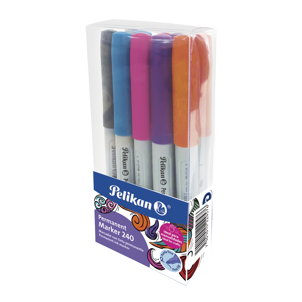 Permanent Marker 240 Colores surtidos caja x10