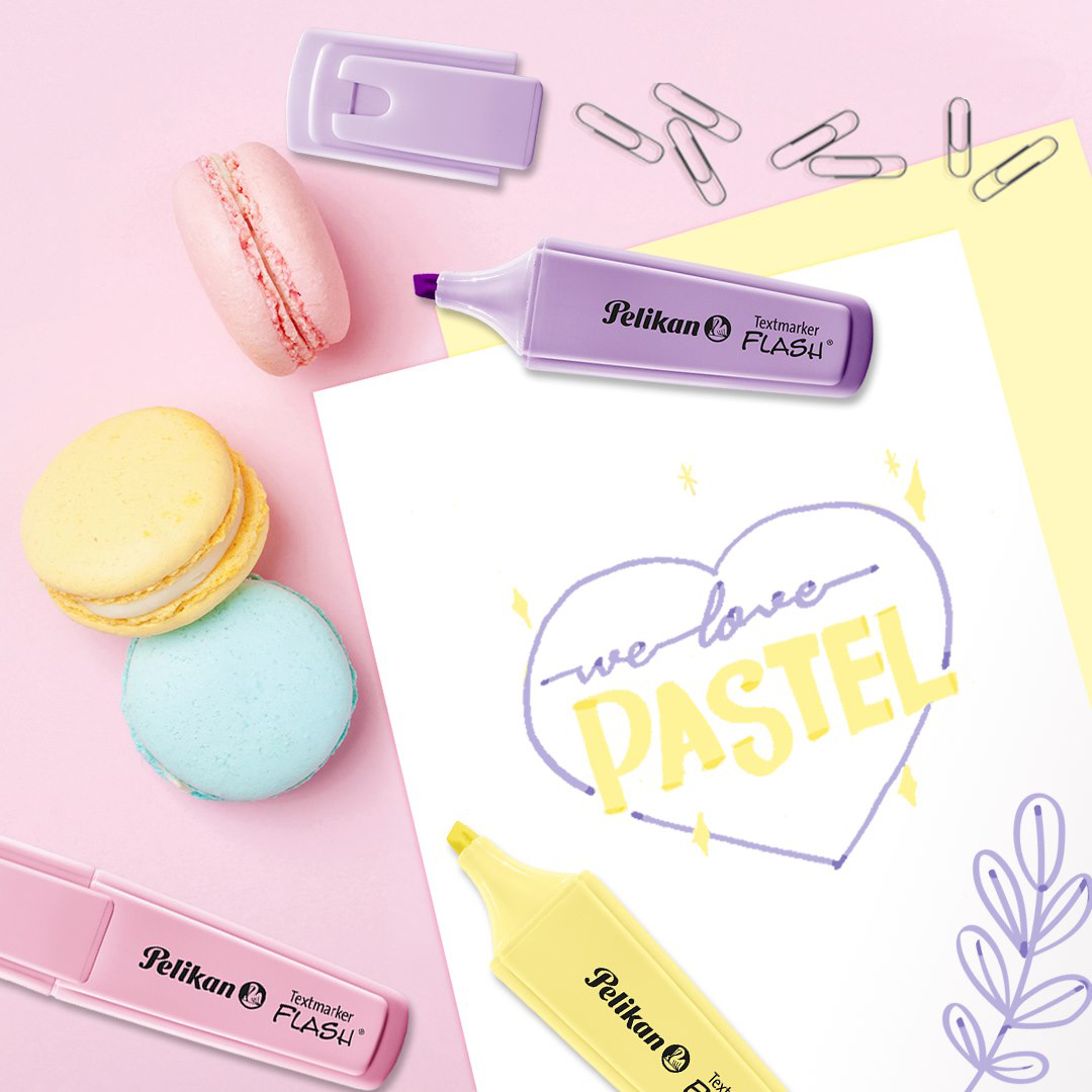 Textmarker Flash® Pastel