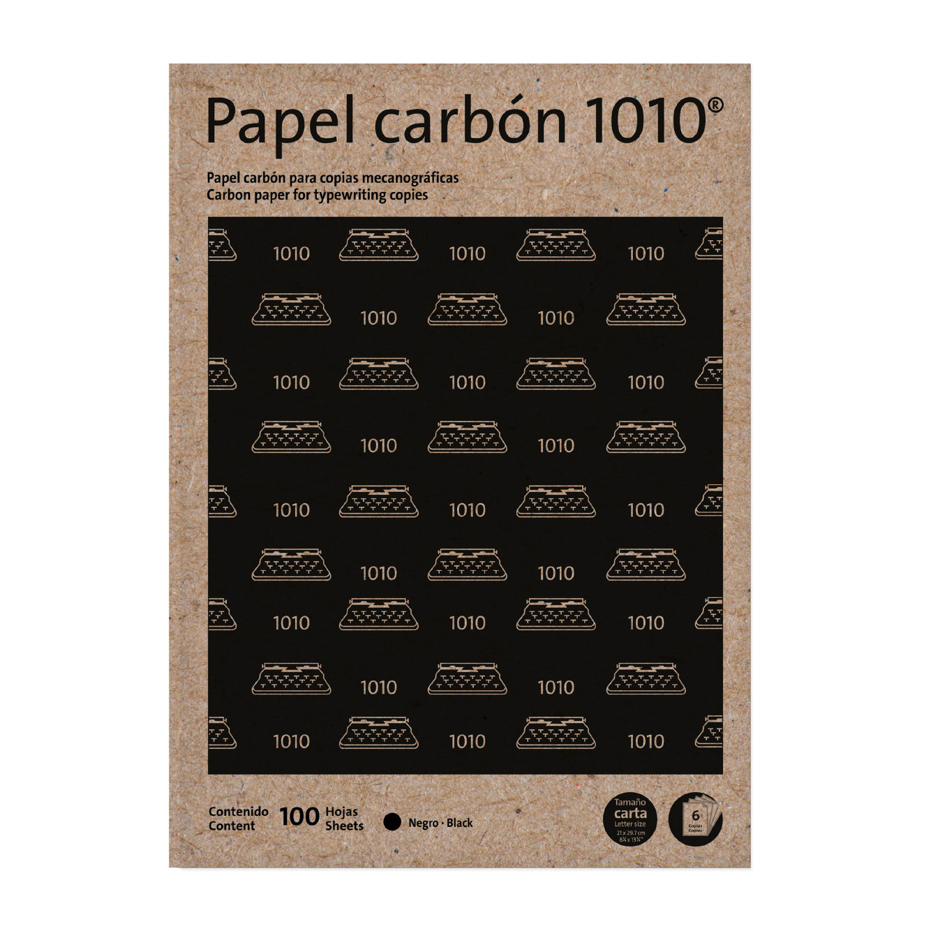 Papel Carbón 1010® Tamaño oficio