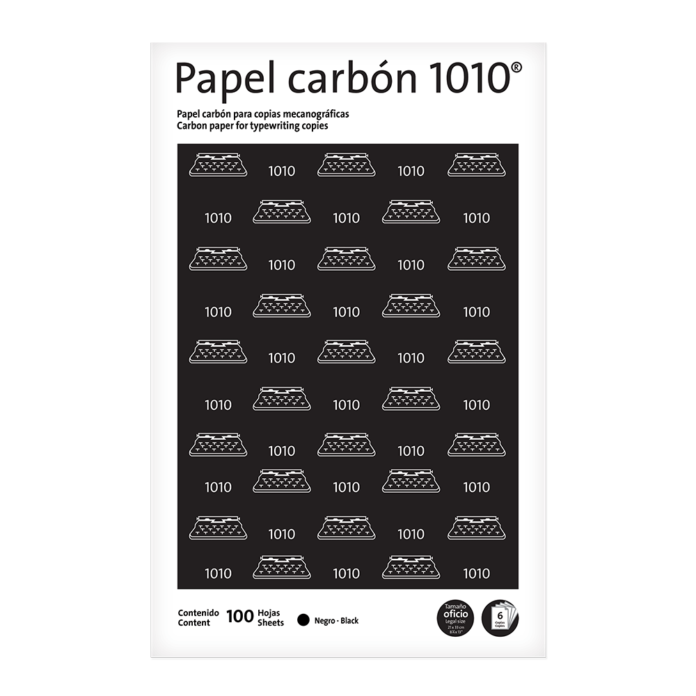 Papel Carbón 1010® de 100 hojas