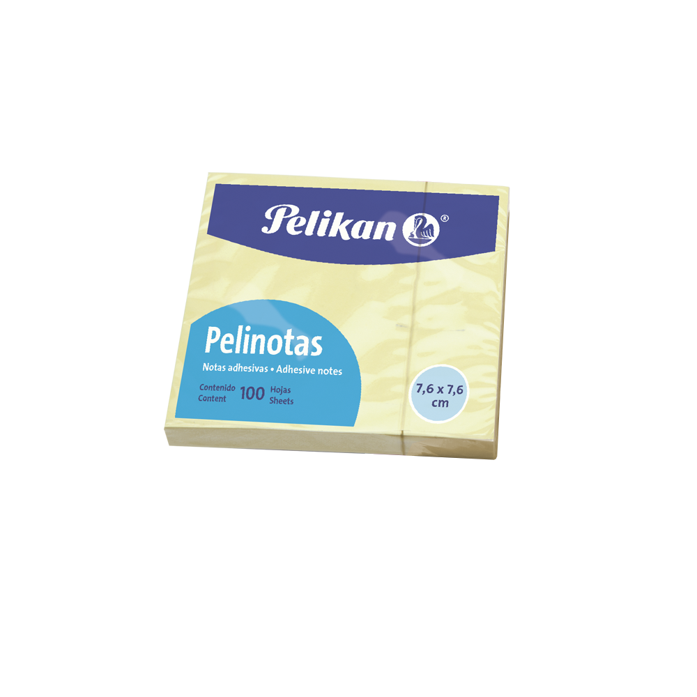 Pelinotas cubo amarillo 3X3 con 100 hojas