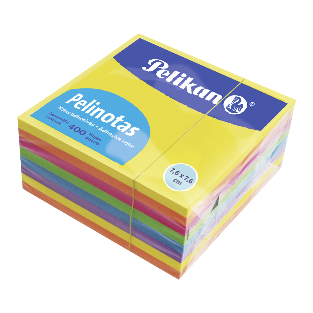 Pelinotas cubo neón 3 X 3 con 400 hojas