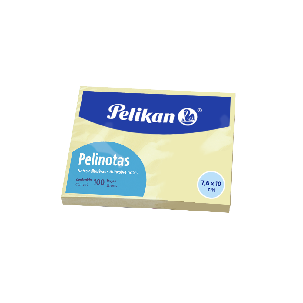 Pelinotas cubo amarillo 3X4 con 100 hojas