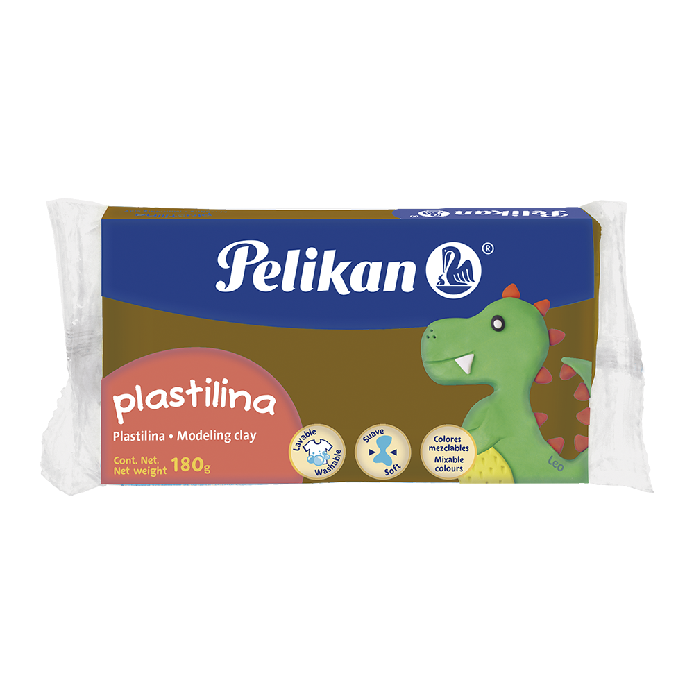 Plastilina Pan 180gr. Marrón