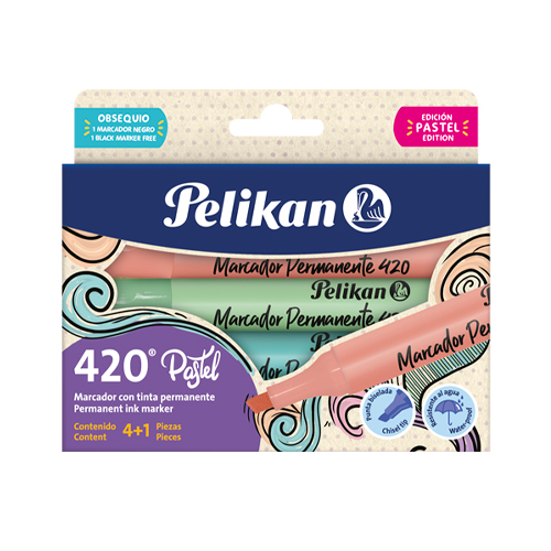 Permanente 420 Pastel - caja x4 +1