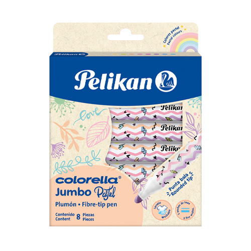 Colorella Jumbo Pastel x8 unidades
