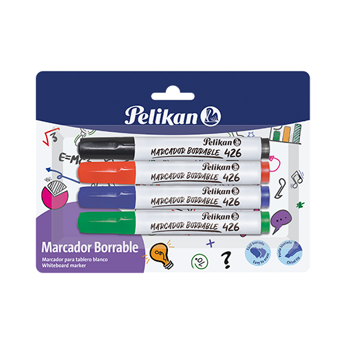 Tarjeta Blíster x4 Colores surtidos 