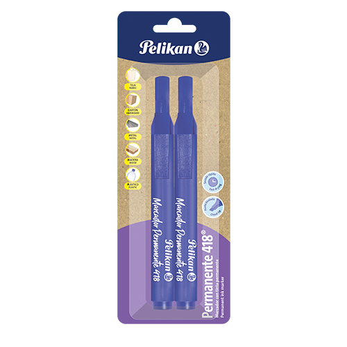 Tarjeta Blíster x2 Azul