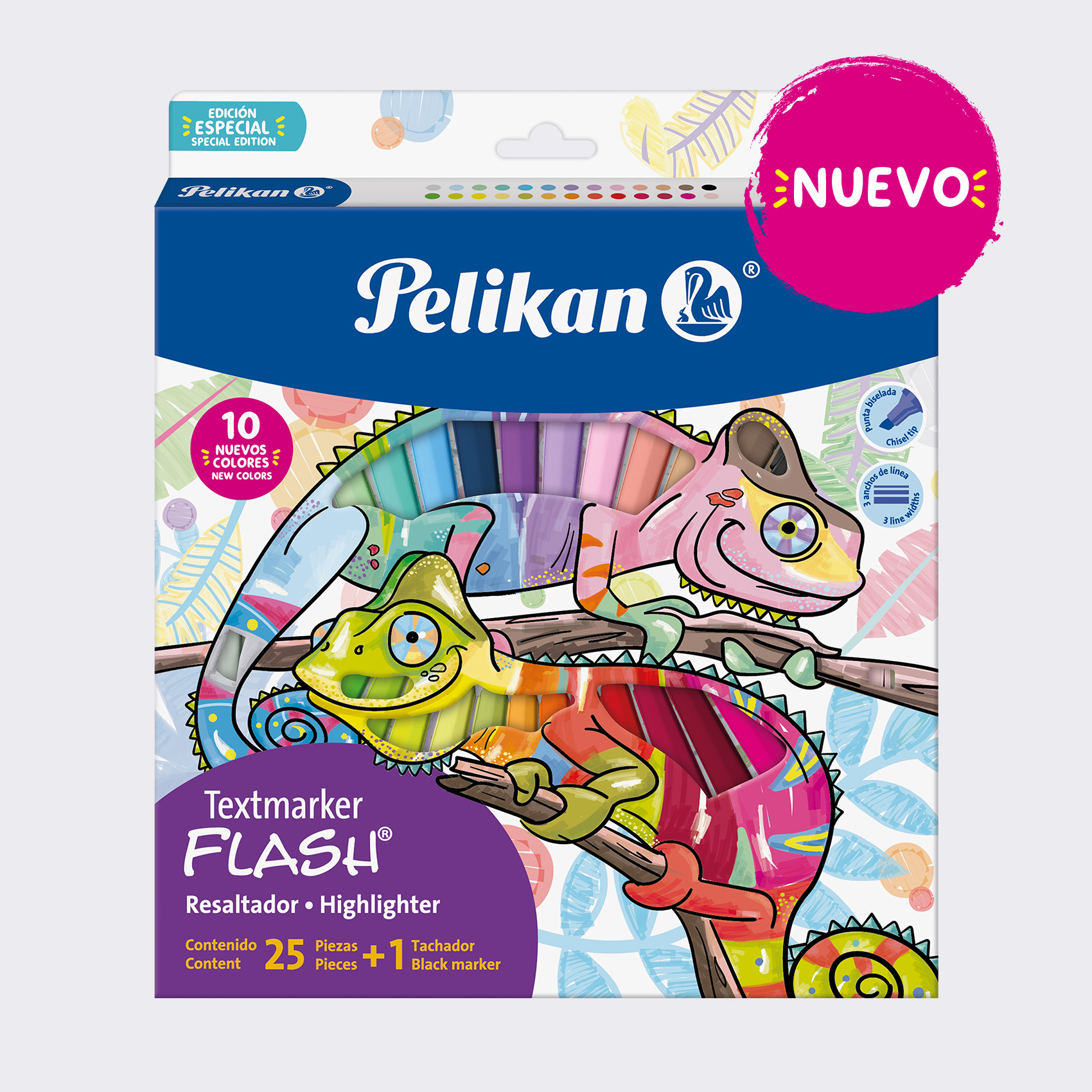 Resaltadores textmarker x 26 Camaleón