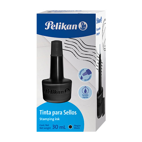 Tinta para Sellos Pelikan Negra x 500 cc