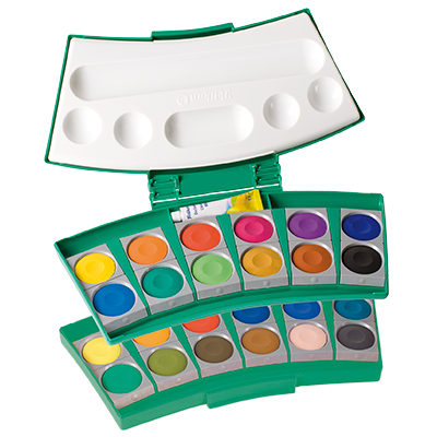 Boîte De 24 Crayons De Couleur Pelikan - Crayons Hexagonaux 17,5 Cm - Coloris Assortis