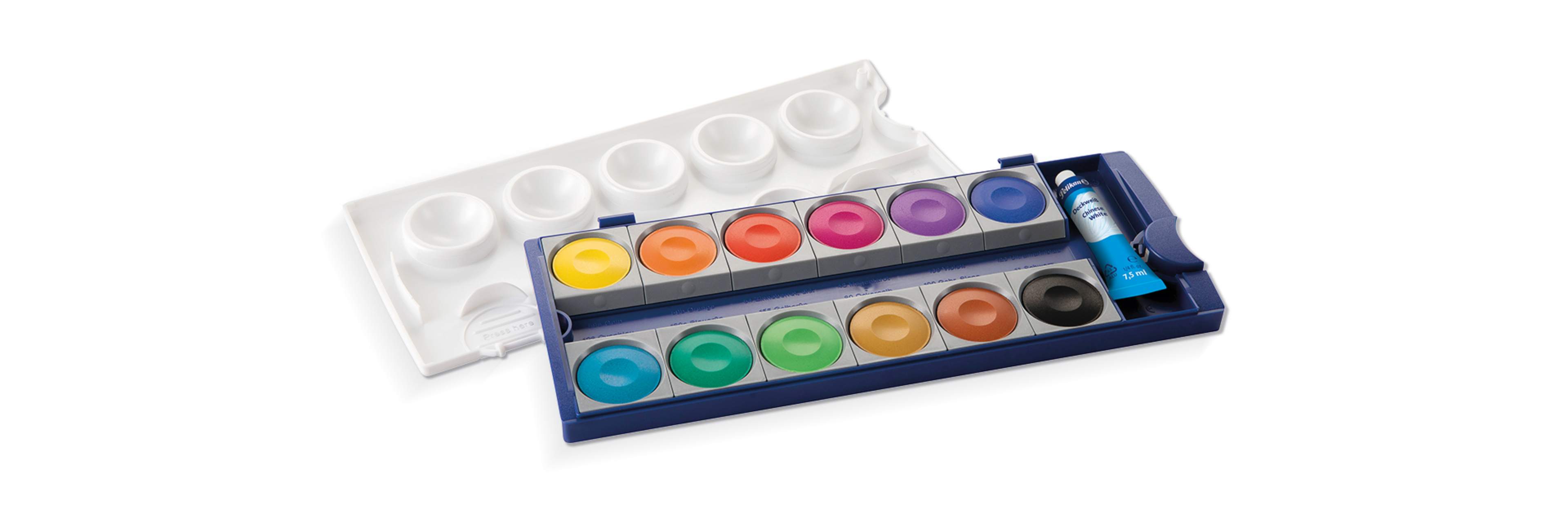 Pelikan boîte de couleurs aquarelle 735/K12 Eco, 12 godets