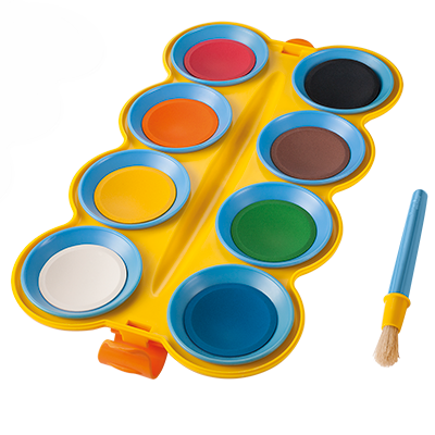 Vodové barvy pro děti 