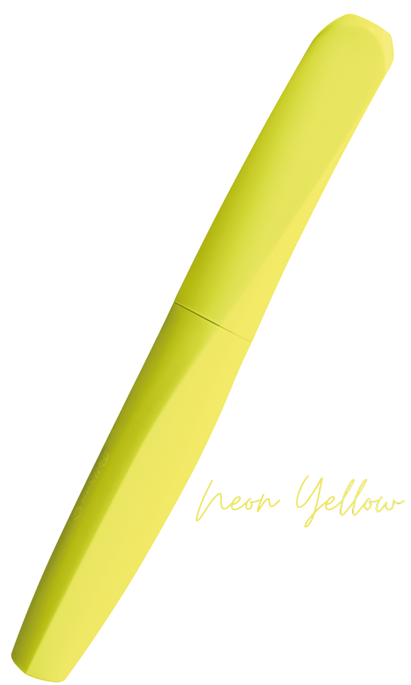 neon plumas twist yellow