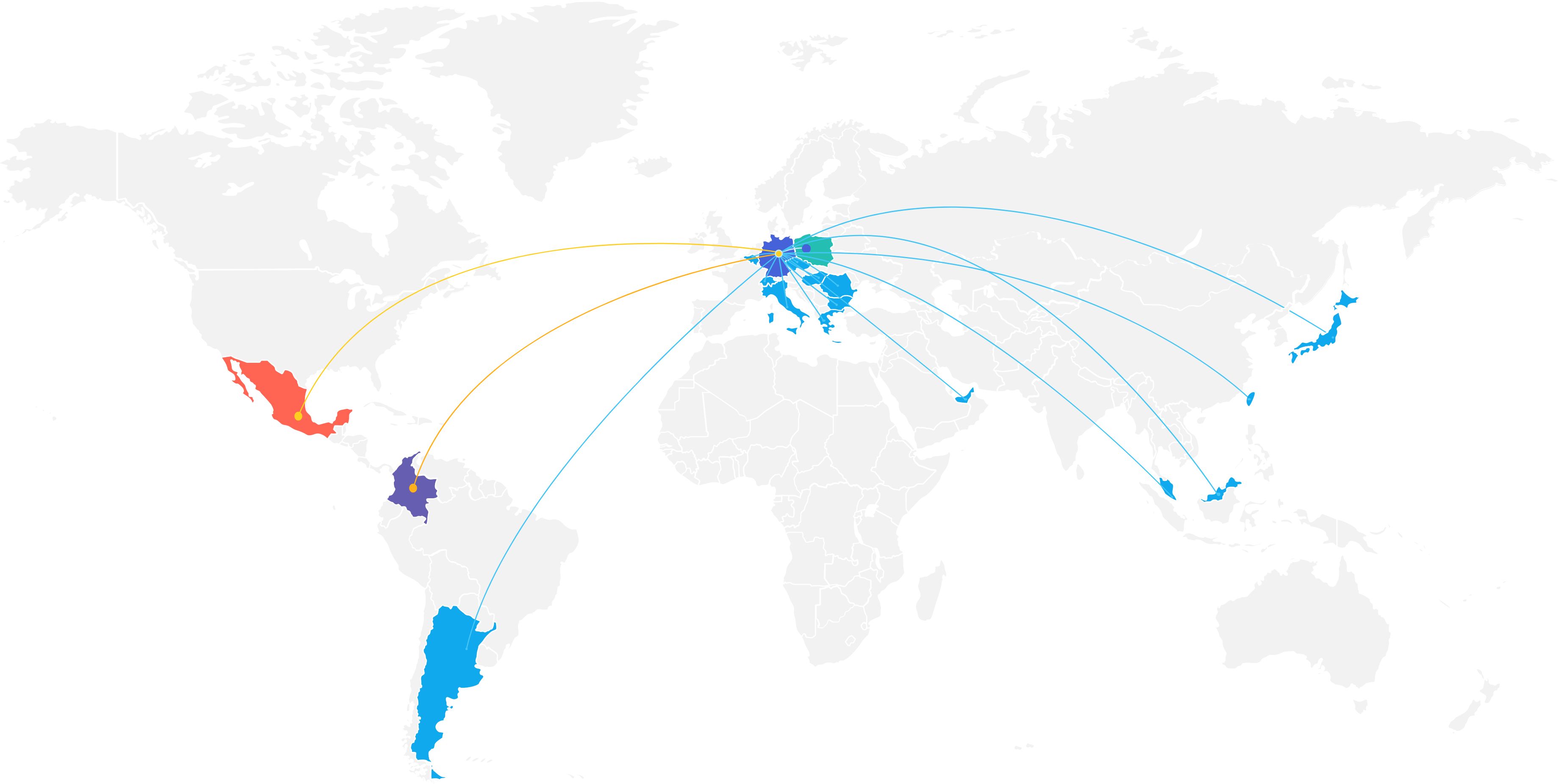 Pelikan nel mondo