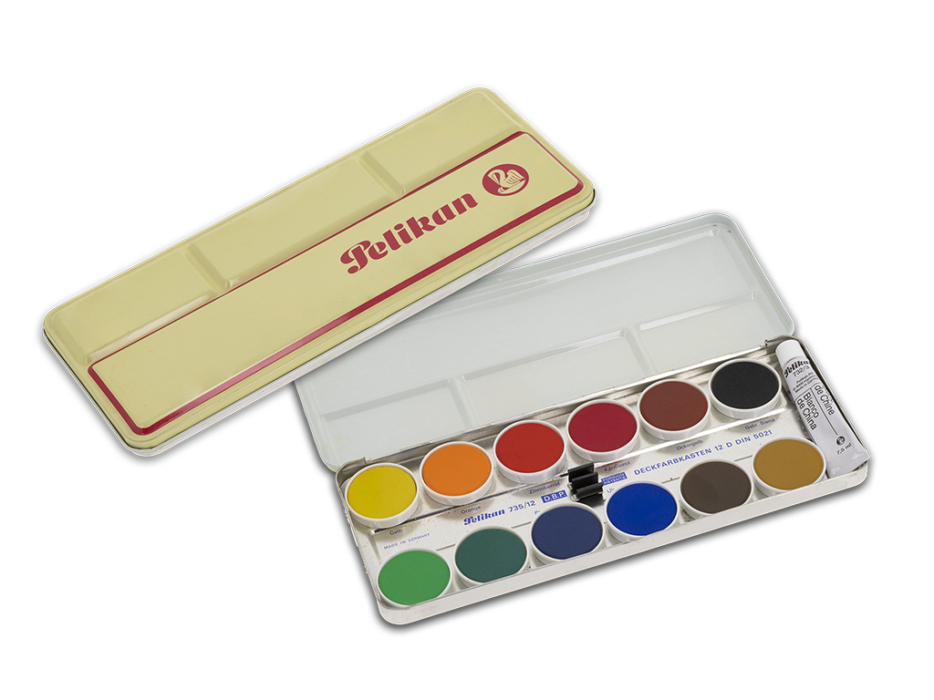 Der erste Deckfarbkasten von Pelikan 