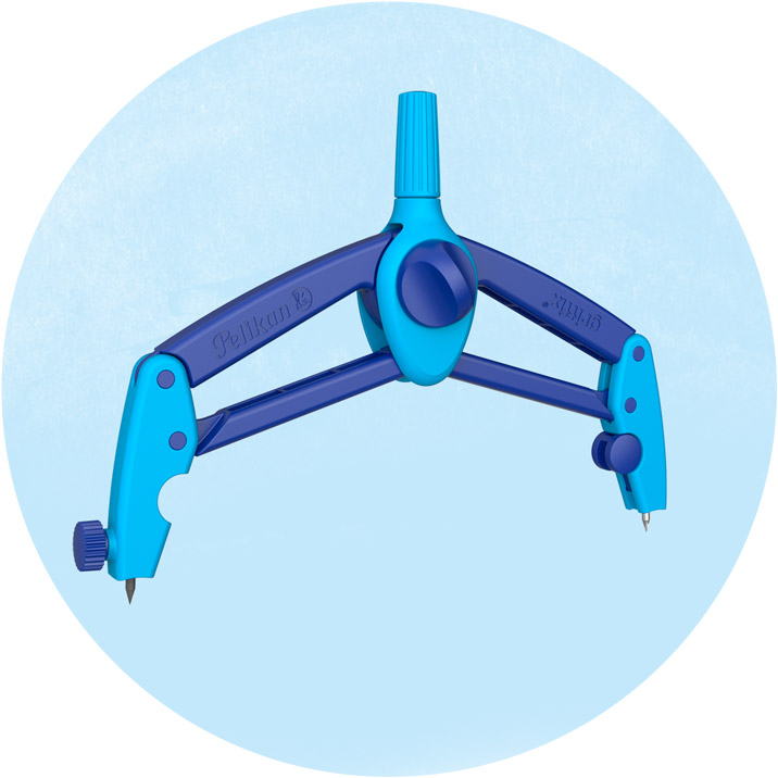 Due to the pre-set stiffness of compass legs and the parallelogram principle – measurements are accurate to the millimeter